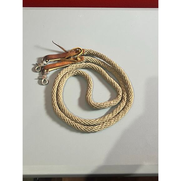 Western rope rein 7” with snap ends - Picture 1 of 4